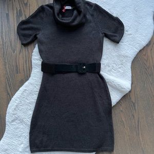 Calvin Klein gray wool sweater dress, size small